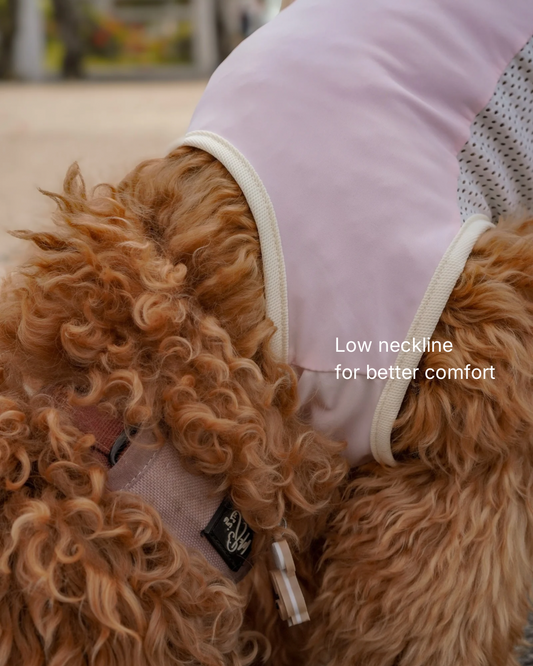 Baby Pink Cooling singlet for dogs and cats