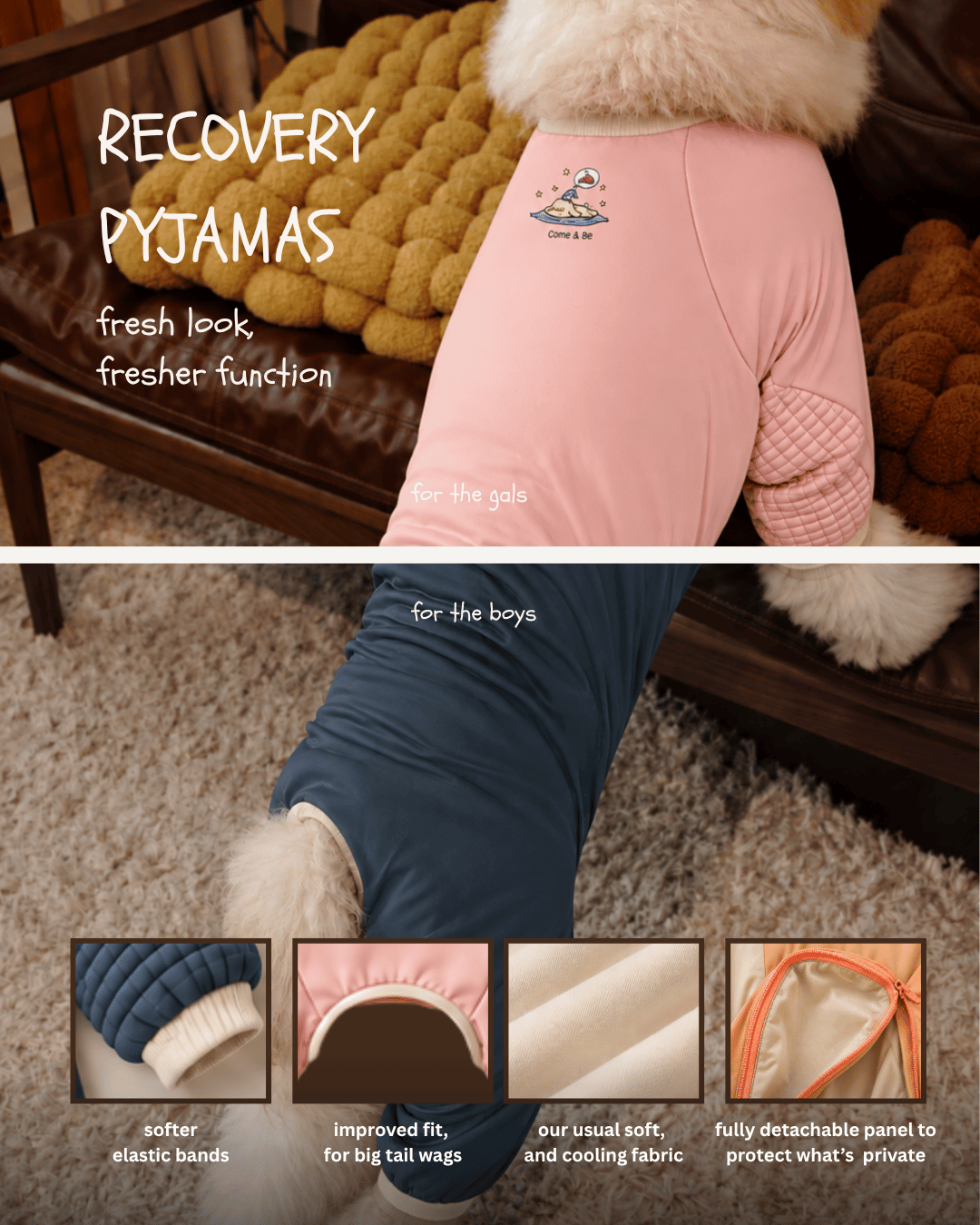 [PO] SOFT PINK | COOLING RECOVERY PYJAMAS