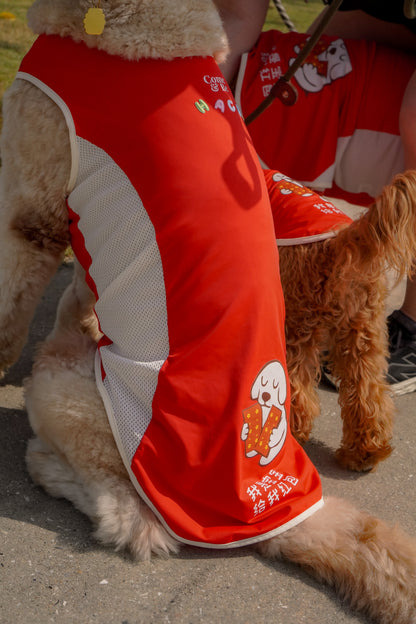 Chinese New Year Cooling singlet for dogs and cats